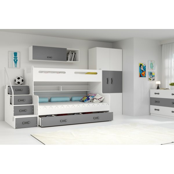 Max vningssng med frvaringslda 120 x 200 cm - Valfri frg