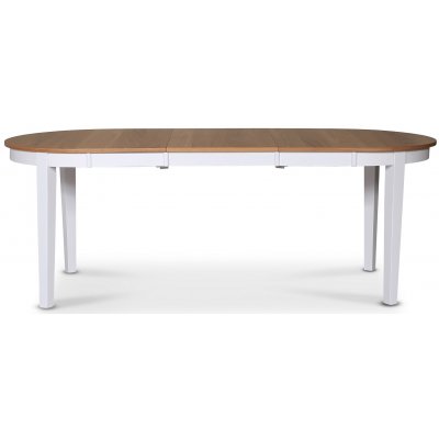 Fr ovalt matbord i ek 160/210x90 + Mbelvrdskit fr textilier