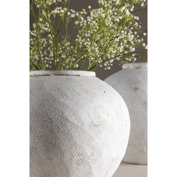 Globe vas 25 x 23 cm - Beige/Brun Globe vas 25 x 23 cm - Beige/Brun