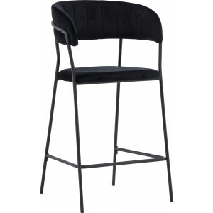2-st-lui-barstol-svart-sammet