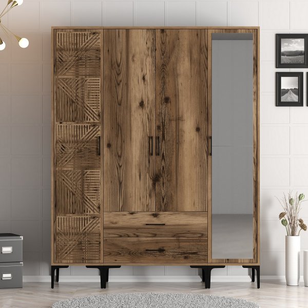 Armoire Kumsal 10 Noyer Armoire Kumsal 10 Noyer