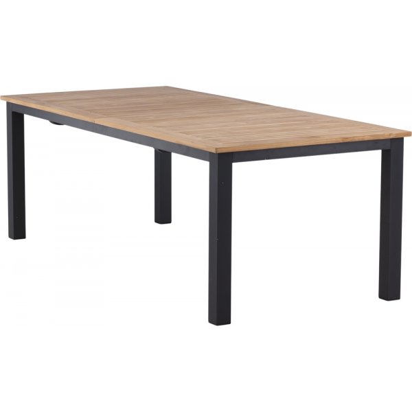 Panama matbord 224 x 100 cm - Svart/Natur Panama matbord 224 x 100 cm - Svart/Natur