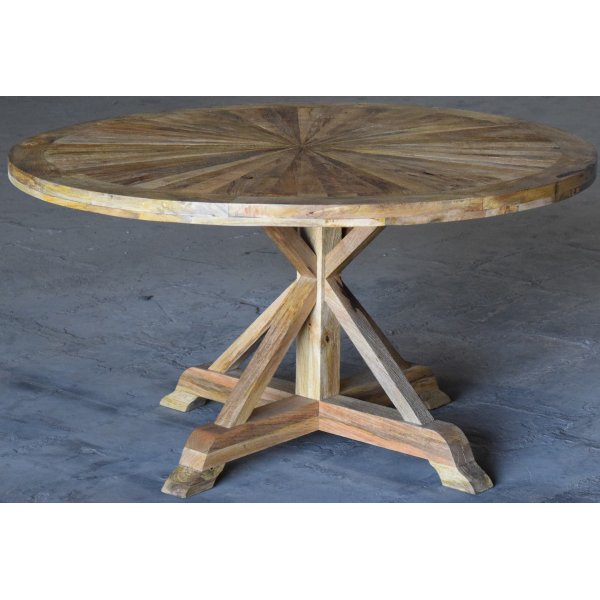 Eettafel 140 cm gerecycled drijfhout