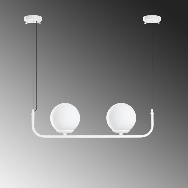 Faruk taklampa - Vit