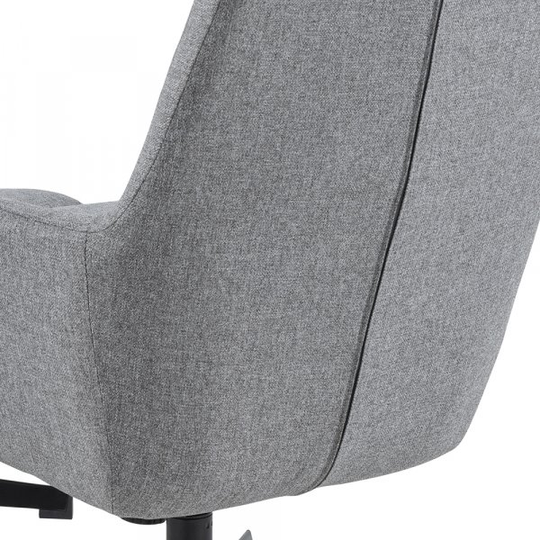 Fauteuil Trafford avec repose-pieds - Gris clair
