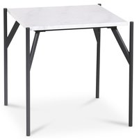 Accent soffbord 50 - Vit marmor / Svart Accent soffbord 50 - Vit marmor / Svart