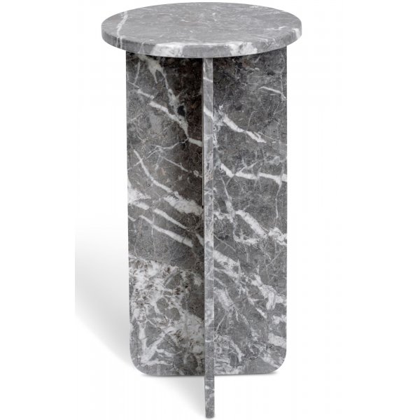 Level piedestal i grå marmor höjd 75 cm Level piedestal i grå marmor höjd 75 cm