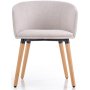 Vester matstol - Beige (Tyg) / Tr