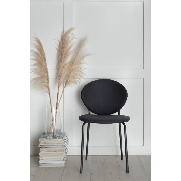 Ekefors matstol - Svart tyg