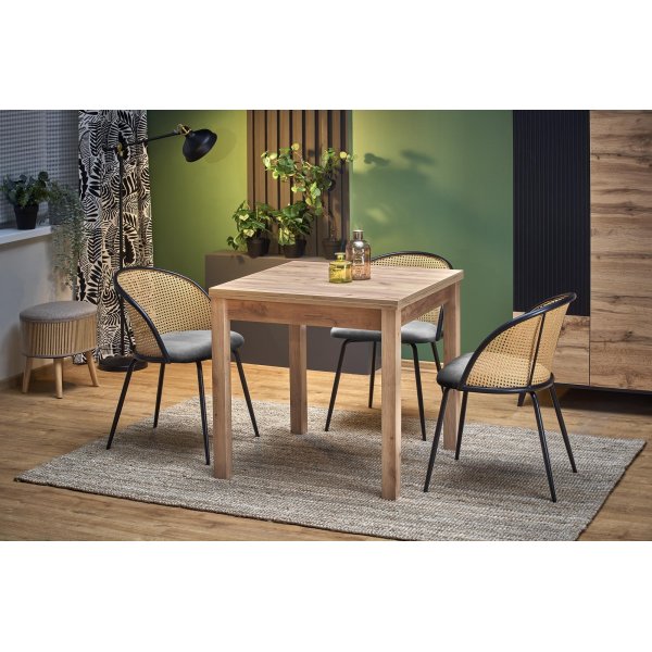 Table à manger Yaritza 80-160 cm - Chêne artisanal Table à manger Yaritza 80-160 cm - Chêne artisanal