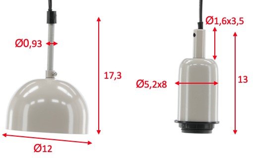 Hang taklampa - Ljusgrå Hang taklampa - Ljusgrå