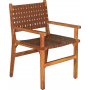 Porto Bello Karmstol Teak / Anilinlder