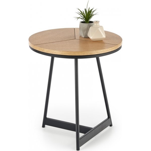 Table basse Polos Ø45 cm - Chêne/noir Table basse Polos Ø45 cm - Chêne/noir