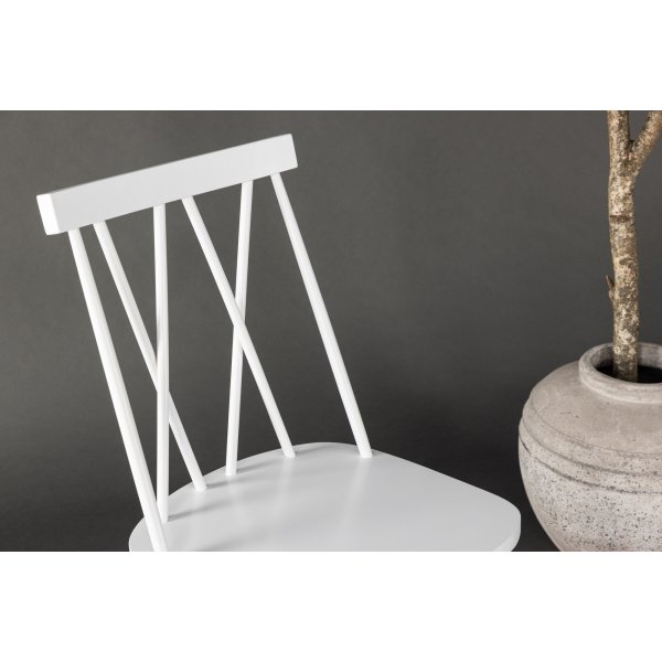 Mariette matstol - Vit