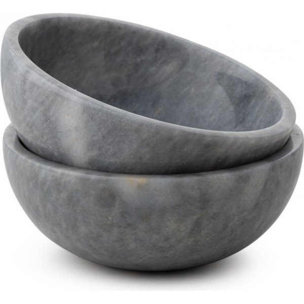 Skålar i grå marmor från Verona - 2 delar Skålar i grå marmor från Verona - 2 delar