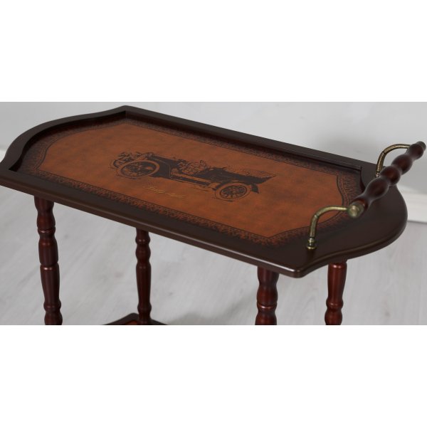 Bentley serveringsvagn 75x 40 cm - retro valnöt Bentley serveringsvagn 75x 40 cm - retro valnöt