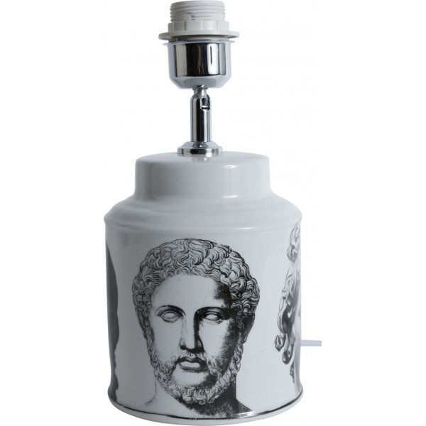 Hercules bordslampa H19 cm - Svart / Vit