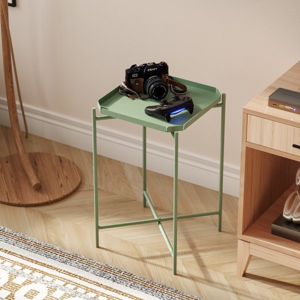 Table basse Vela 46 x 46 cm - Vert Table basse Vela 46 x 46 cm - Vert