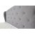 Cadre de lit Binta 160x200 cm avec rangement en velours gris + Kit d\\\'entretien des meubles pour textiles