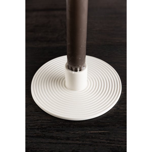 Dian ljusstake 12 x 4 cm - Vit