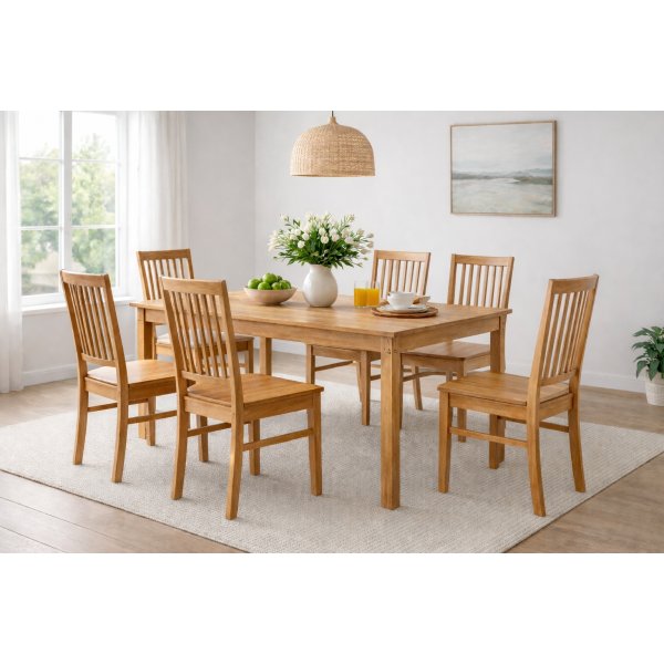 Matbord Dalarös 180x90 cm - Oljad ek Matbord Dalarös 180x90 cm - Oljad ek