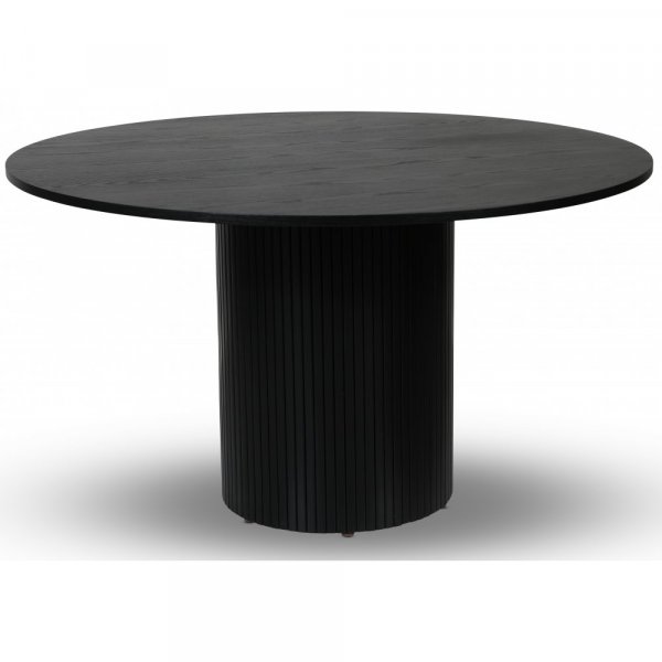 Bianca matbord 130 cm - Svartbetsad ek