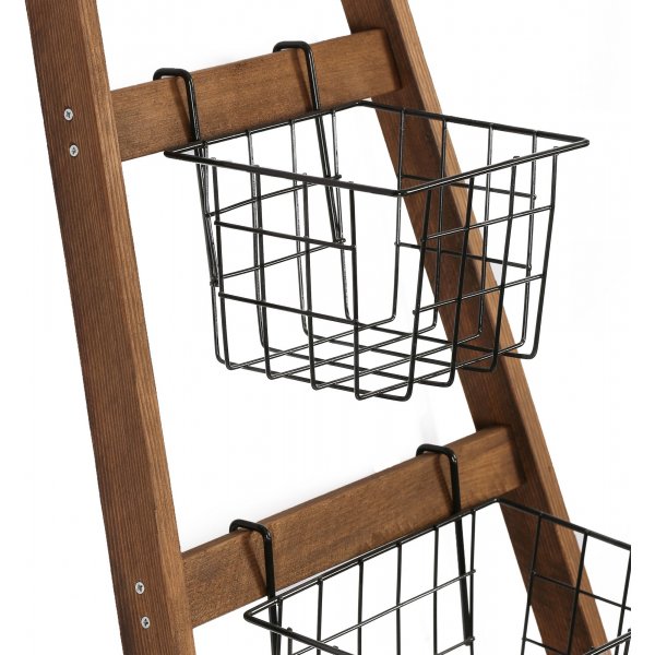 Miles ladderplank - Eiken/zwart Miles ladderplank - Eiken/zwart