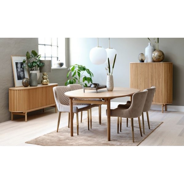 Bubbel skåp med skjutdörrar - oljad ek Bubbel skåp med skjutdörrar - oljad ek