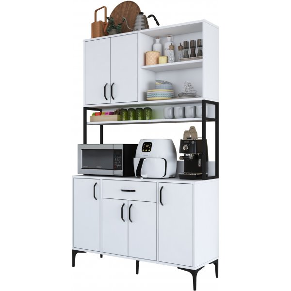 Armoire Jericho 128 - Blanc Armoire Jericho 128 - Blanc