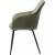 Fauteuil Florida en velours vert olive