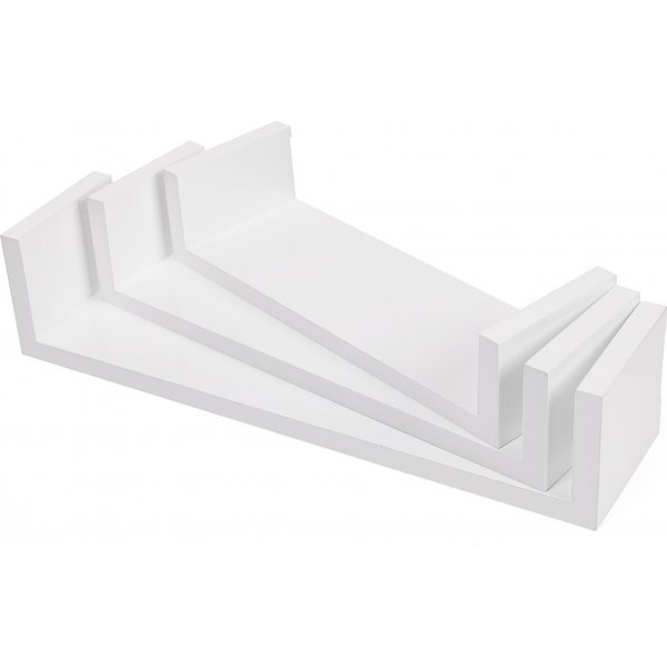 Yasmine wandplank - Wit Yasmine wandplank - Wit