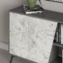 Fione sknk 180 cm - Gr/vit marmor