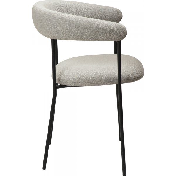 Fauteuil Plenti - Cachemire bouclé/noir Fauteuil Plenti - Cachemire bouclé/noir