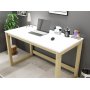 Tone skrivbord 120x60 cm - Vit/furu