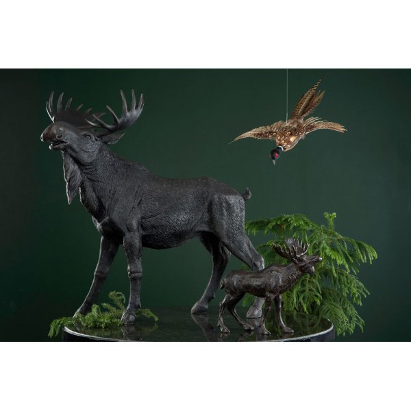 Dekoration Älg - Svart/brun Dekoration Älg - Svart/brun