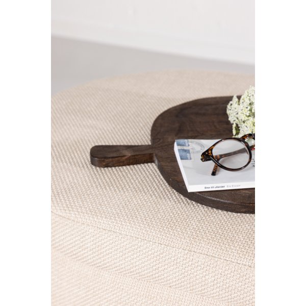 Pouf Potenza - Blanc cassé Pouf Potenza - Blanc cassé