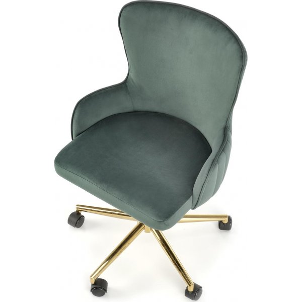Chaise de bureau Timoteo en vert foncé Chaise de bureau Timoteo en vert foncé