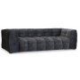 Nova 3-sits soffa - Antracit sammet