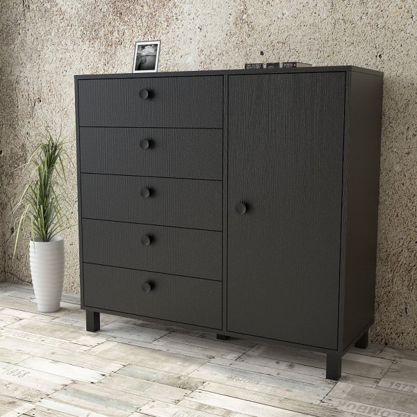 Vilamo byrå 83 - Svart Vilamo byrå 83 - Svart