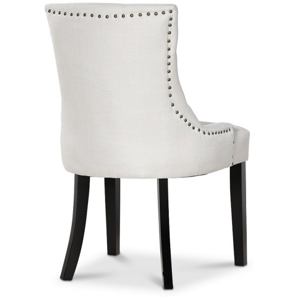 Tuva Eastport matstol med nitar - Beige linne + Textilvård för möbler Tuva Eastport matstol med nitar - Beige linne + Textilvård för möbler
