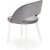 Fauteuil Lungo - Gris/blanc