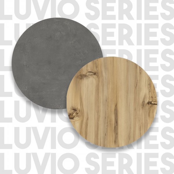 Luvio TV-bänk 13 - Ek/silver Luvio TV-bänk 13 - Ek/silver