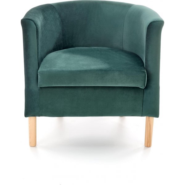 Seal fauteuil - Groen fluweel + Textielreiniging voor meubels Seal fauteuil - Groen fluweel + Textielreiniging voor meubels