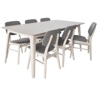Malte matgrupp - bord med 6 st stolar Malte matgrupp - bord med 6 st stolar