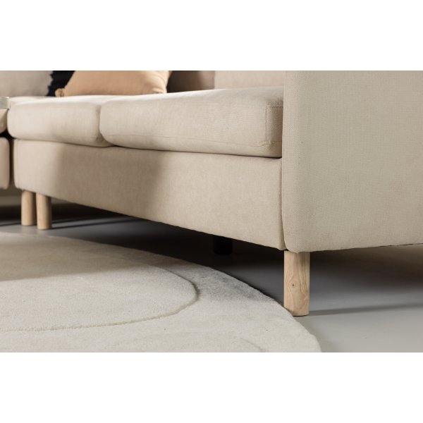 Canapé d\\\'angle Zero 295 cm - Beige Canapé d\\\'angle Zero 295 cm - Beige
