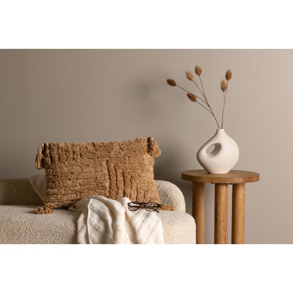 Idun kussenhoes 50 x 30 cm - Bruin