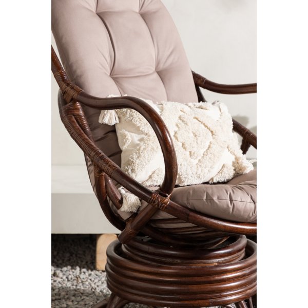 Swing fåtölj - Mörk Valnöt Swing fåtölj - Mörk Valnöt