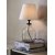 Pied de lampe Groove - Verre clair - 30 cm