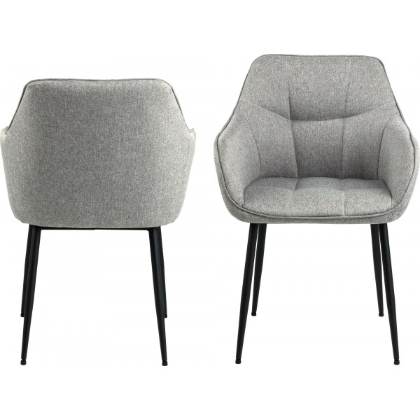 Fauteuil Brenda - Gris clair