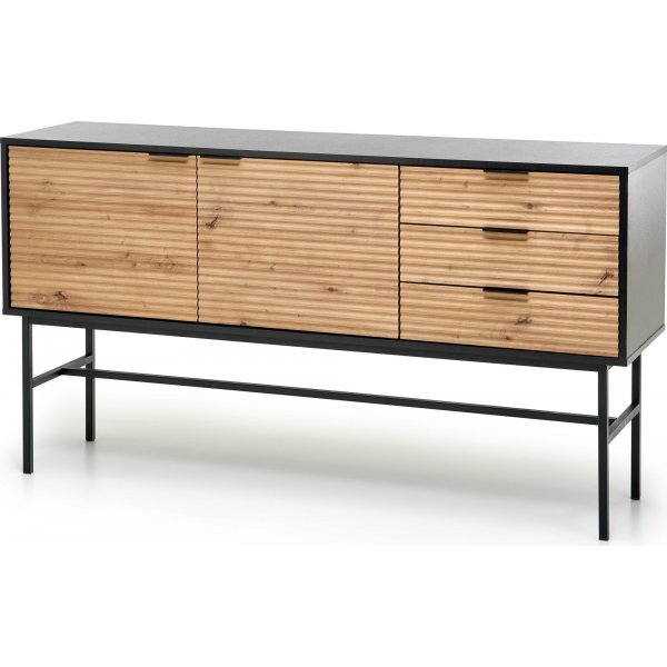 Buffet Laguna - Chne artisanal/noir